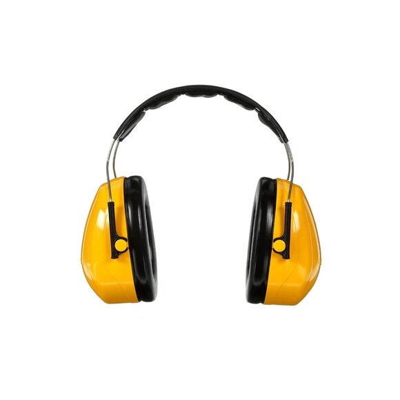 Peltor™ Optime 98 Over-the-Head Earmuffs, H9A, black/yellow - Picture 1 of 8